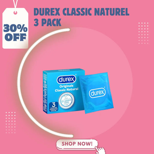 Durex Classic Naturel 3 Pack safevibe.pk