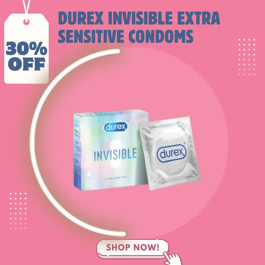Durex Invisible Extra Sensitive Condoms Close Fit safevibe.pk