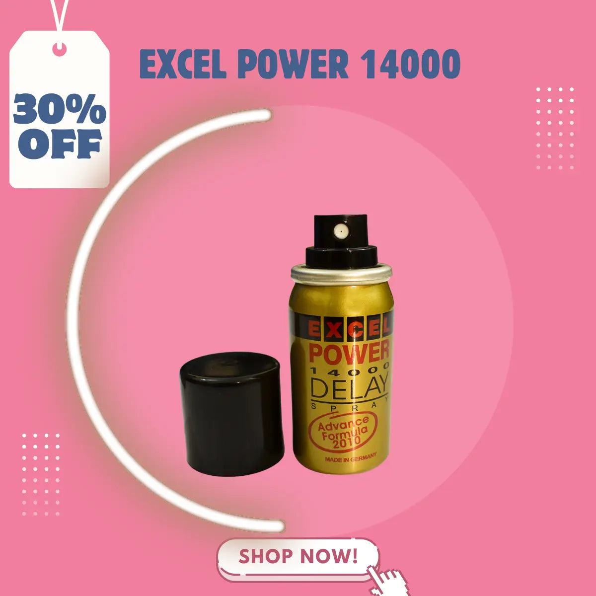 Excel Power 14000 Delay Spray 45 ML safevibe.pk