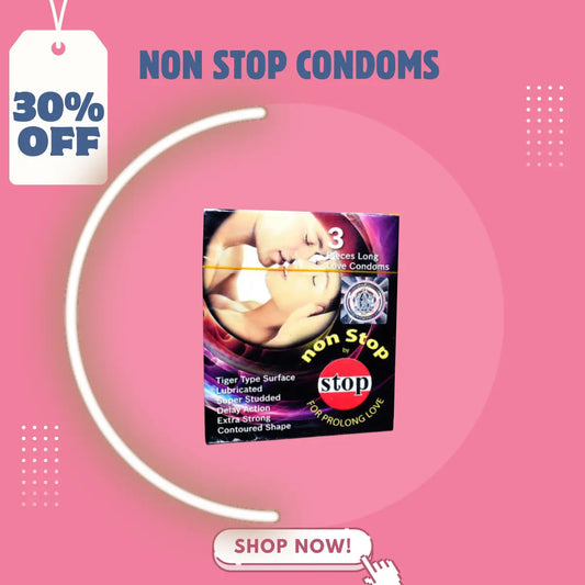 Non Stop Timing Condoms safevibe.pk