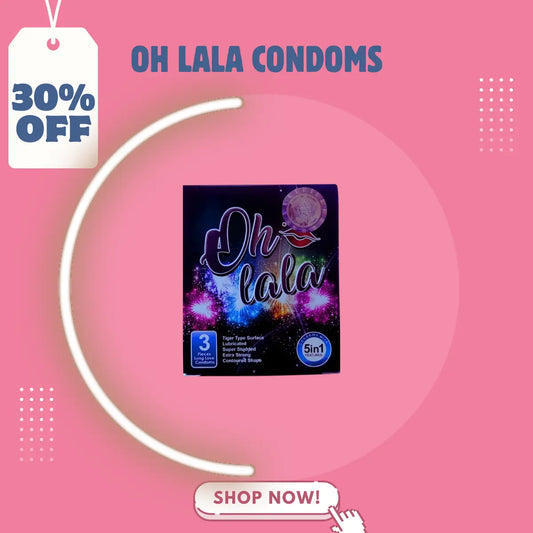 Oh LaLa Long Love Condoms - 3pcs safevibe.pk