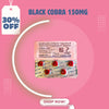 Black Cobra 150mg Tablet - MADE IN INDIA safevibe.pk